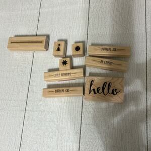 Stampin’ Up! Hello 9-Piece Rubber Stamp Set – Crafting Essential